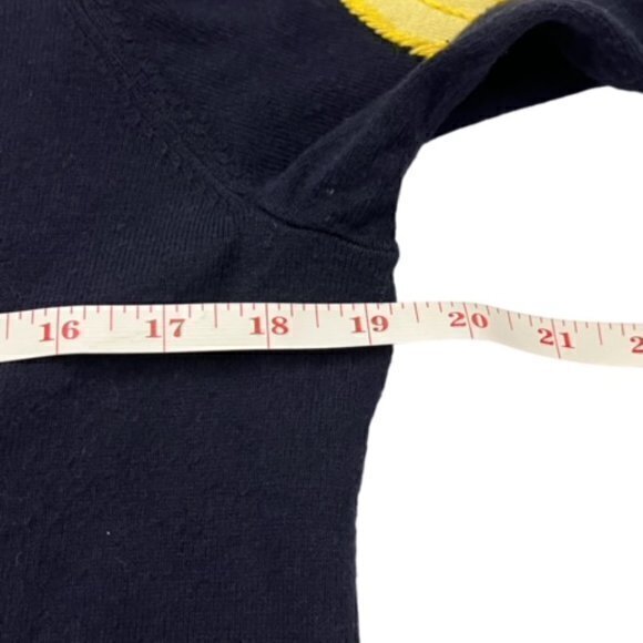 Talbots Navy Blue Embroidered Fruit Knit Pullover Sweater Women's Sz Large P - Picture 4 of 11
